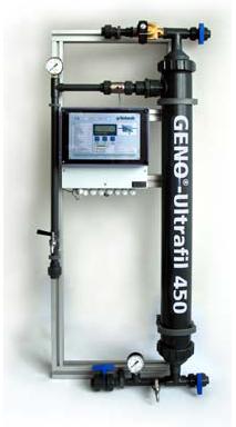Impianto di ultrafiltrazione GENO -Ultrafil Sistema di trattamento per la produzione di acqua limpida e priva di batteri secondo DIN 2001.