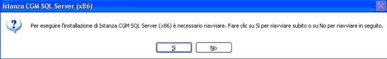 7. Fare doppio clic sull icona CgmSqlInstanceSetup_x86 (oppure CgmSqlInstanceSetup_x64 a seconda del Sistema Operativo utilizzato) 8.