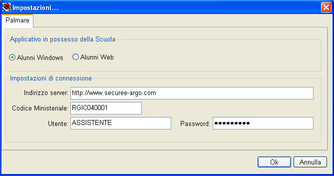 Uso del programma Accesso Per avviare il programma basta cliccare sull icona posta sul desktop del pc, oppure cliccare su Start Tutti i Programmi Argo Assenze Modulo Rilevazione Assenze