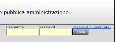 1. Accesso a SiRED Dopo essersi collegati al sito SiRED del proprio ente, apparirà questa schermata Inserire il proprio username e password per