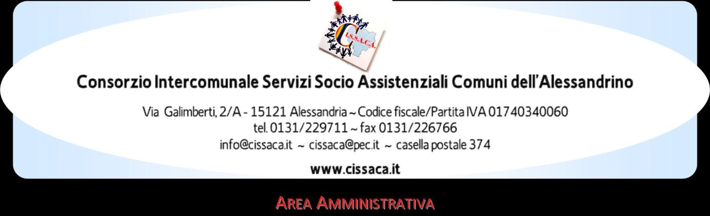 CI.S.S.A.C.A. - COMUNE DI ALESSANDRIA AVVISO PUBBLICO (approvato con determinazione dirigenziale del C.I.S.S.A.C.A. n. 294/5105