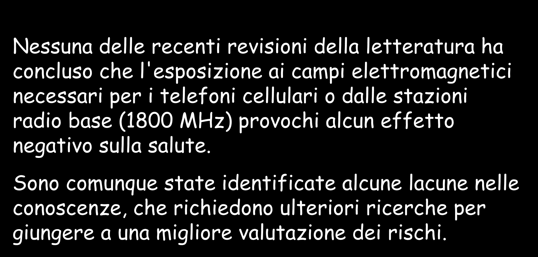 Campi elettromagnetici ad alta frequenza : effetti a lungo termine sulla salute OMS Promemoria OMS n.