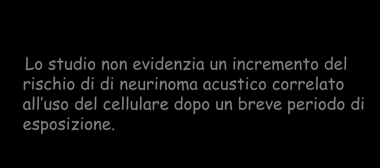 Mobile phone use and the risk of acoustic neuroma.