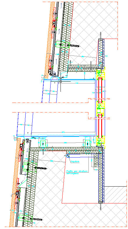 Sezione verticale ed orizzontale del