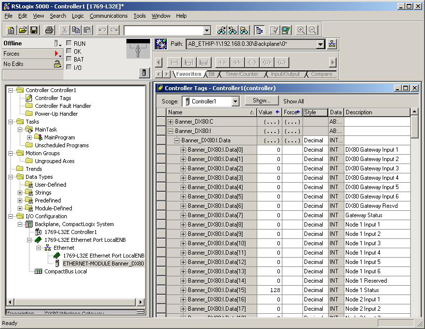 Guida di riferimento Appendice A Ingressi DX80 Banner da dispositivi