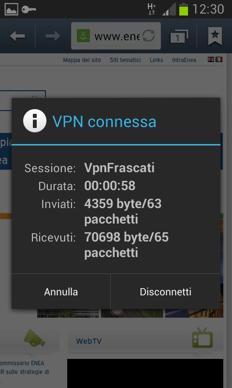 VPN Un esempio Esempio di configurazione su