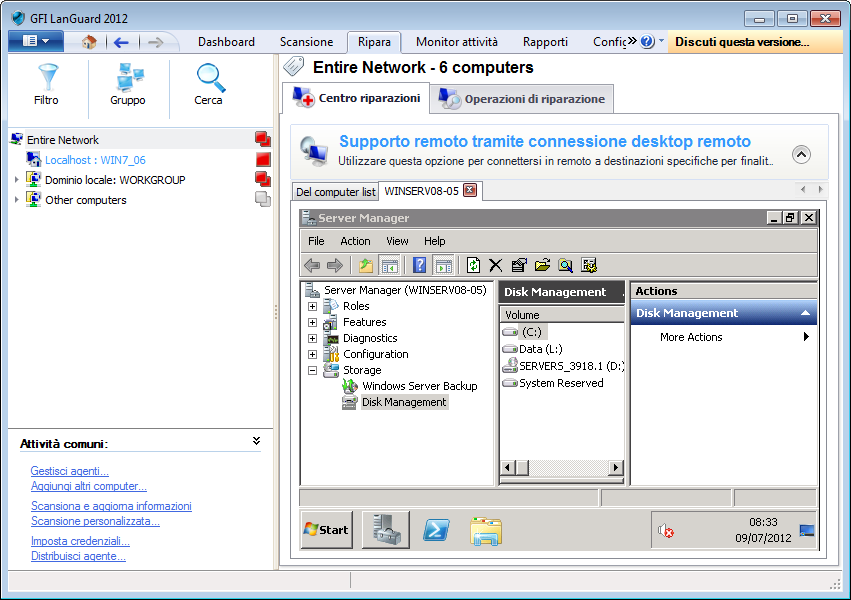 Opzione Opzioni successive alla distribuzione Opzioni avanzate Descrizione Configurare le azioni da effettuare dopo la distribuzione delle applicazioni selezionate.