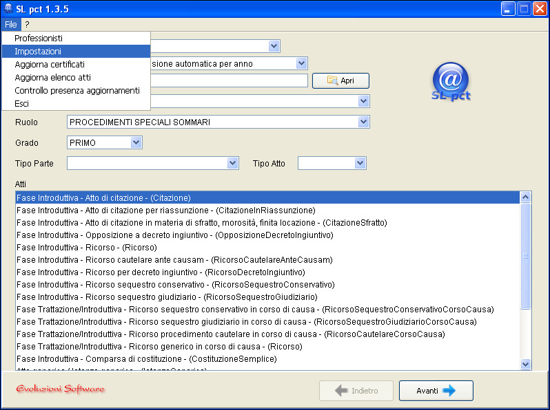 (spuntando la voce in alto Usa connessione proxy come