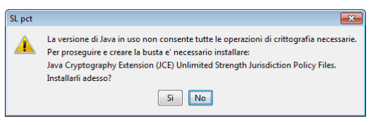 FASE 1: INSTALLAZIONE Dopo l'installazione dei certificati viene richiesta la modifica delle impostazioni di Java per la