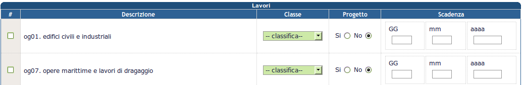 Al termine cliccare su procedi Nella seconda fase ci sono 3 gruppi di categorie: 1. Servizi 2. Forniture 3.