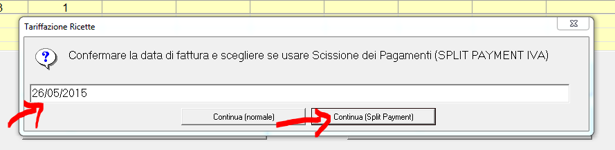 2-10 1) Confermare la data e scegliere Split Payment, e visualizzare la fattura: Figura 2.