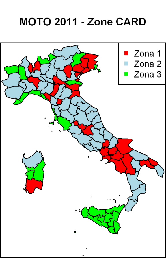 Gli importi dei valori dei forfait dal 2010 al 2014 sono riportati nella tabella 3. Tabella 3. Valori del forfait adottati in Italia dal 2010 al 2014.