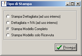 eseguire una stampa dell elenco di riferimento scegliendola tra i vari modelli a disposizione (vedi figura seguente): Indicare i dati di protocollazione assegnati dall Agenzia delle Entrate agli