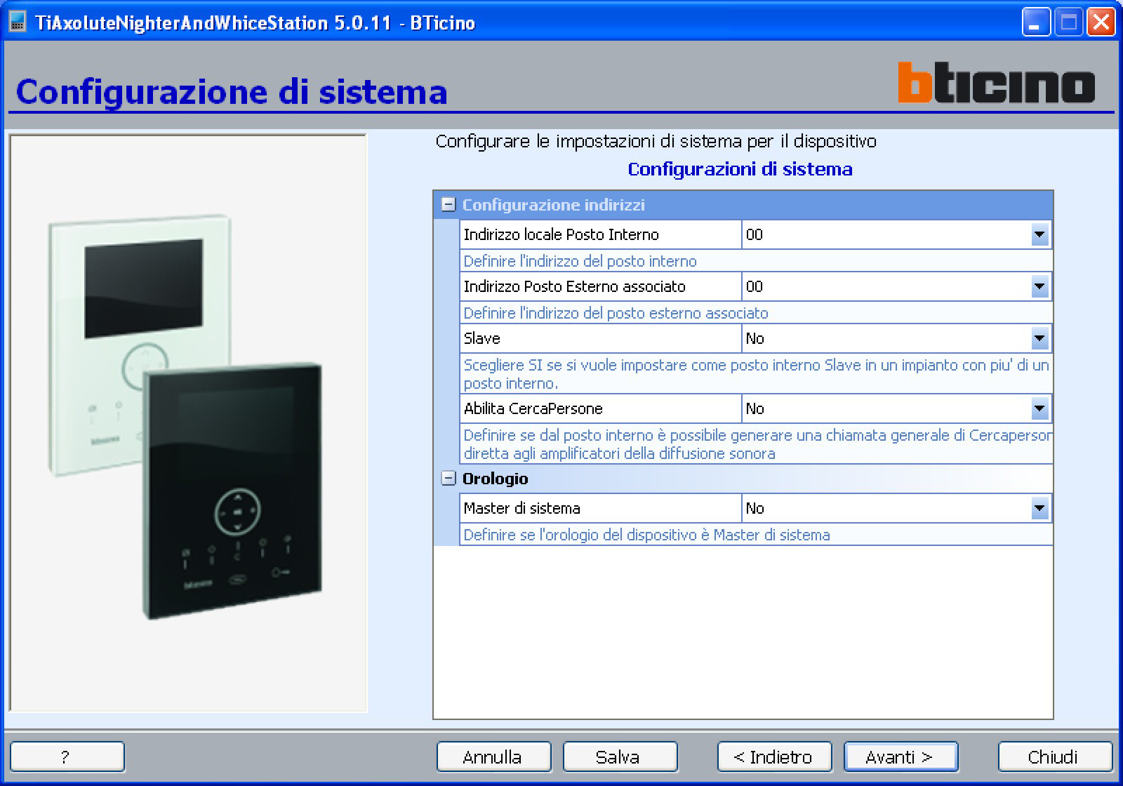 Cliccare il pulsante per passare alla pagina successiva.