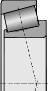Cuscinetti radiali a rulli cilindrici Esecuzioni con gabbia F r Pag.