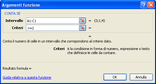 G. Pettarin ECDL Modulo 4: Excel 107 Se si crea la formula con l autocomposizione funzione, le virgolette doppie che racchiudono i criteri sono inserite dal programma.