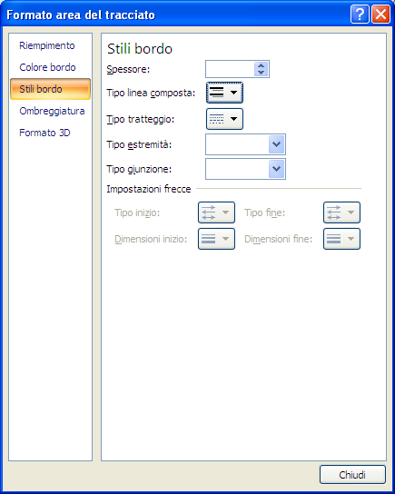 G. Pettarin ECDL Modulo 4: Excel 138 Opzioni dello stile bordo La
