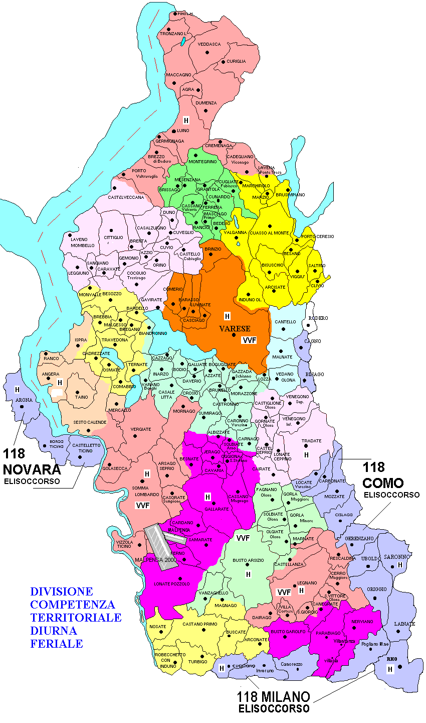 Il territorio Km 1198