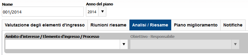 Inserisci una Riunione associata ad un elemento d ingresso Clicca su Inserisci riunione, dall elenco seleziona quella interessata e clicca su Inserisci; si veda il paragrafo Riunioni dal menù