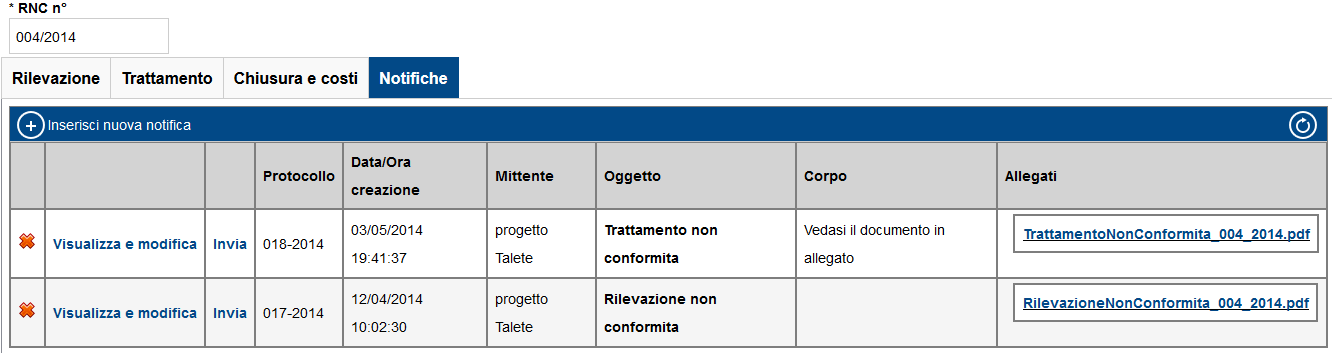 5. E indispensabile, invece, riportare la data entro la quale dovrà essere completato il trattamento, la funzione che lo ha deciso e la funzione responsabile dell attuazione.