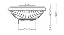 Gold Spot Light IP 65 6 W GU 10 CL/03L0004D6A 6000k Bianco Freddo CL/03L0004D3A 3000k Bianco Caldo 52 Ingresso: AC 100-240V Assorbimento:6W Lumen: 180lm / 220lm Angolo: 30 Base: GU10 Dimensioni: Ø50