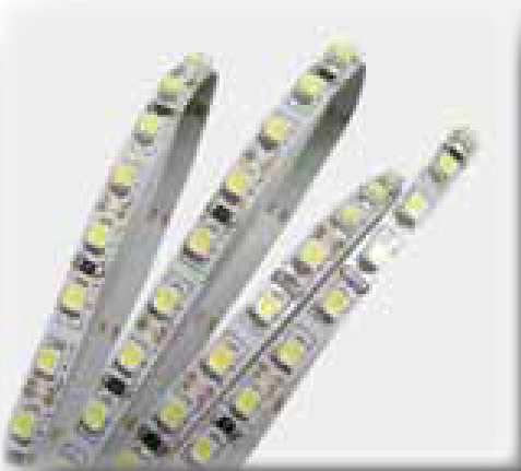 Strips LED 3528 da interno IP20 60 Led/m Codice 60 Colore Temp.