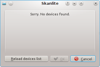 Capitolo 2 Usare Skanlite 2.1 Selezione dello scanner Si può specificare uno scanner predefinito dalla riga di comando di Skanlite usando skanlite -d [nome del dispositivo] sul terminale.