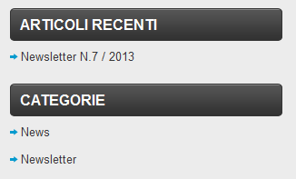 Pagina 5 N 1/2014 4: Lista news e articoli Questa sezione contiene una lista degli ultimi articoli o news pubblicati sul sito, con un anteprima del loro contenuto.