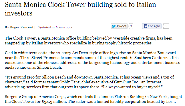 Sorgente acquires and operates prized historic buildings on behalf of pension funds and other investors, Mainetti said.