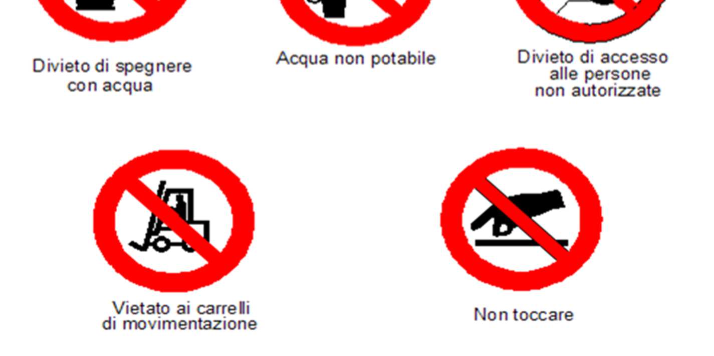 segnaletica è di tipo permanente e costituita da cartelli Caratteristiche intrinseche (All.