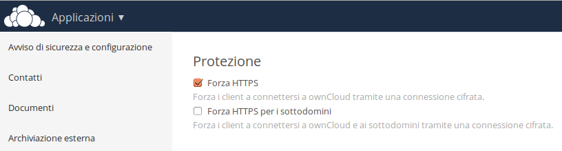 key Salviamo il file e digitiamo sempre da terminale: sudo a2ensite default-ssl per attivare SSL su Apache; riavviamo quest ultimo per rendere effettive le modifiche.