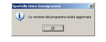 il comando Controlla aggiornamenti, oppure cliccando sull icona Un messaggio notificherà il risultato del controllo Nel caso in cui fossero