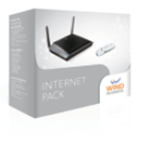 rateale di un Pack Basic o Advanced contenente un modem più o meno evoluto e una chiavetta Internet.