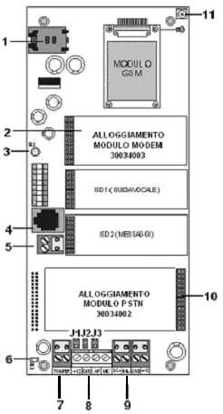 interattiva, di comandare l impianto tramite SMS, di ricevere notifiche tramite SMS, di comandare l impianto attraverso la guida vocale, di attivare le uscite da remoto.