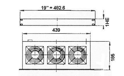 Tensione di alimentazione 230 V 50-60 Hz. Cassetto n. 3 ventole ART. CVR/3 TERMOSTATI Termostati compatti di rapido montaggio su profilato DIN EN 50022.