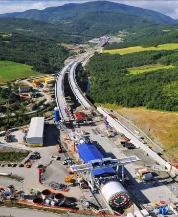 Scheda Progetto La Quercia Lotti 6/7 Contratto: Lavori di adeguamento del tratto appenninico tra Sasso Marconi e Barberino di Mugello nel tratto La Quercia Badia Nuova.