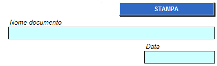 STAMPA Subito al di sotto della griglia con i DPI è presente un pulsante di stampa, come indicato nella seguente figura.