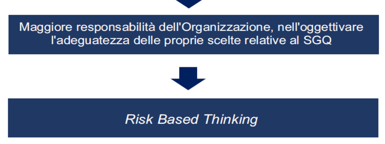 denominato: "manuale della qualità") e maggiore libertà, per le