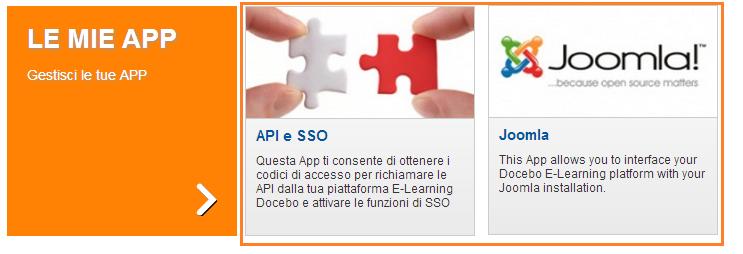 3 Attiva l APP Joomla: Clicca ATTIVA APP ed ATTIVA ORA 4 L APP