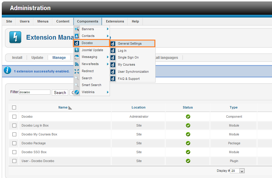 Il sistema fornisce un feedback sull esito dell installazione.