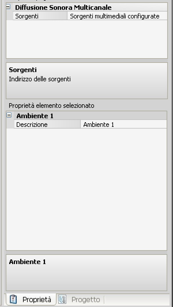 4 > Configurazione sorgente Sorgente 4 Inserire