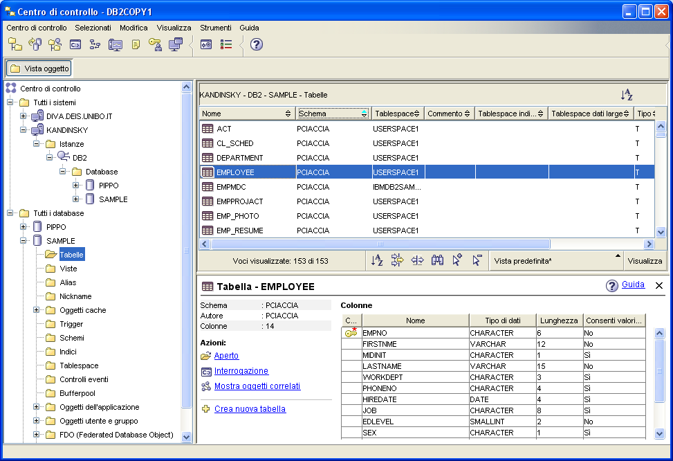 Control Center Tool grafico scritto in Java che consente di amministrare istanze