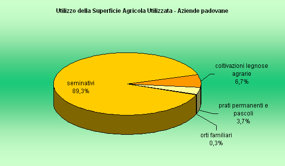 UTILIZZO DEI TERRENI Molto diffusi i seminativi I 5.