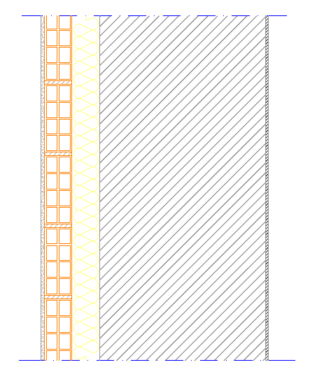 Descrizione stratigrafia N Descrizione strato s [mm ] ρ [Kg/m³] E [GPa] η int s [MN] 1 Malta per intonaco (1500 kg/m³) 20 1.500,0 2 0,015 2 Calcestruzzo 1600 [kg/m3] 200 1.