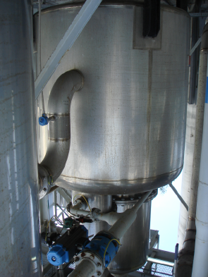 Il gassificatore è dotato di due differenti sistemi di raffreddamento.