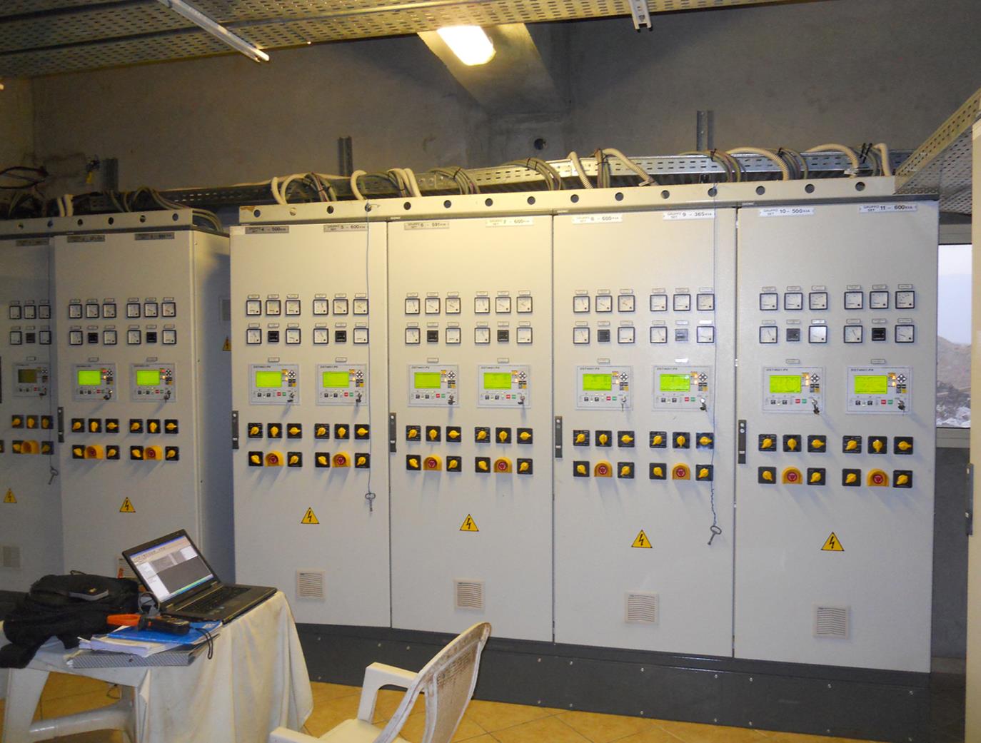 ISOLE EOLIE (2012 2013) Fornitura di quadri elettrici per il comando e controllo di gruppi elettrogeni di nuova