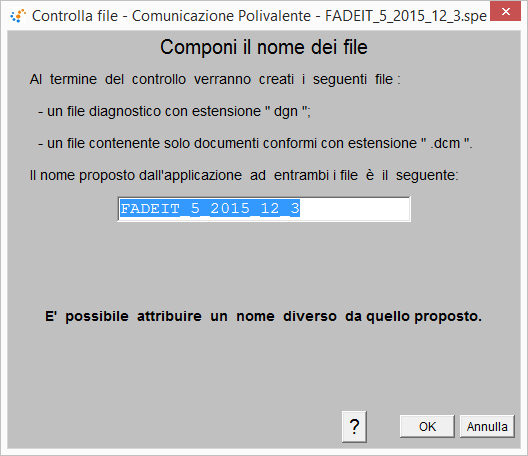 Selezionare il controllo Comunicazione Polivalente vers. 1.3.