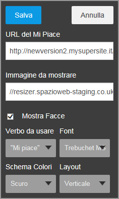 Confermare le operazioni con il pulsante Salva- Il Widget sarà visibile nel sito web come da immagine che segue Cliccando sul Tweet gli utenti saranno rimandati al feed relativo, nel sito Twitter.