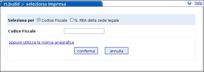 Ri.build Questo servizio permette di verificare periodicamente e in modo automatico se sono state presentate o iscritte variazioni nel Registro Imprese per imprese di interesse.