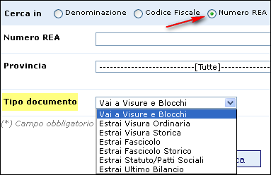 Figura 4 Imprese, ricerca semplice La ricerca semplice Con l inserimento di pochi dati vengono individuate le imprese, distribuite su tutto il territorio nazionale, presenti nel Registro Imprese (e